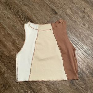 Multicolor Cropped Tank